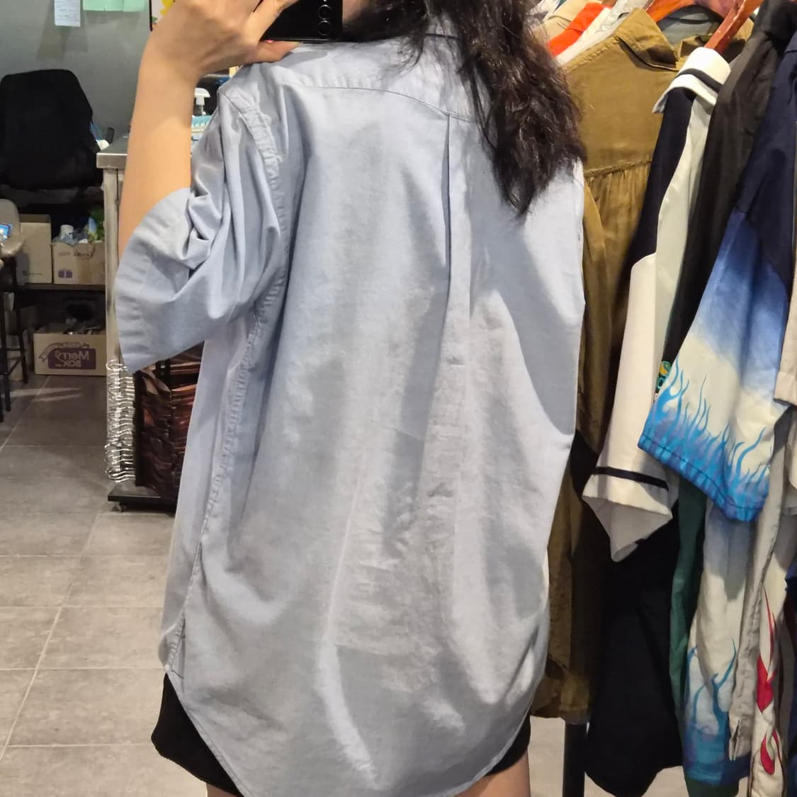 [NO.9] 폴로 반팔 셔츠 하늘(소라) 상품이미지4