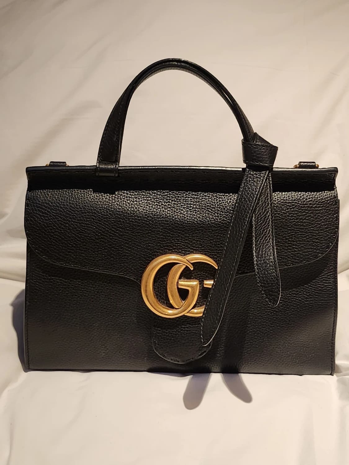 구찌 GG 마몽 탑핸들 토트 크로스백 상품이미지1