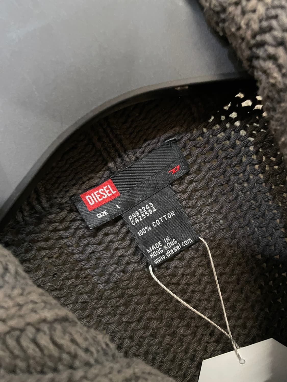 디젤 데미지 니트 집업  상품이미지7
