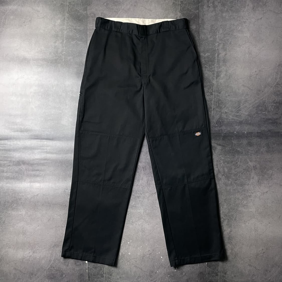 DICKIES 디키즈 빈티지 블랙 더블니 워크 팬츠 A00953 상품이미지1