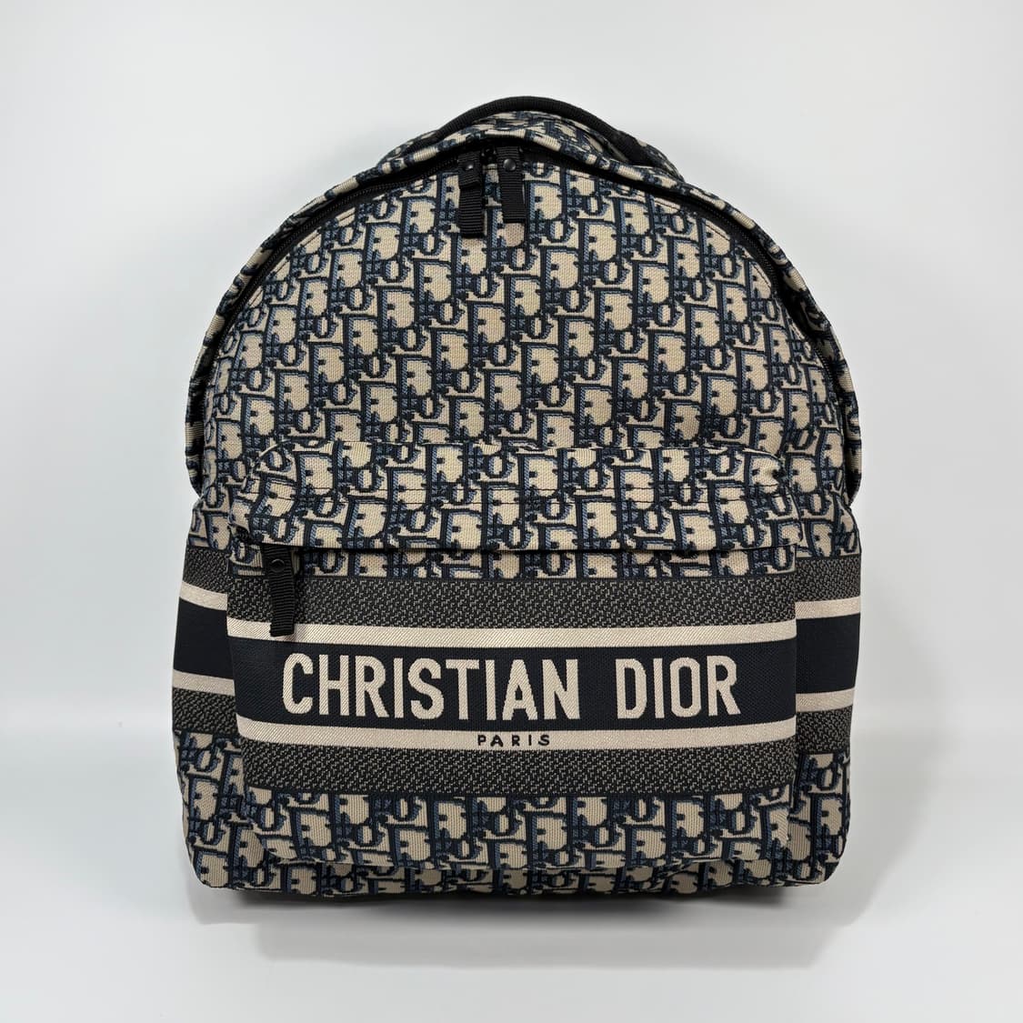 디올 블루 오블리크 트래블 테크니컬 캔버스 백팩  상품이미지2