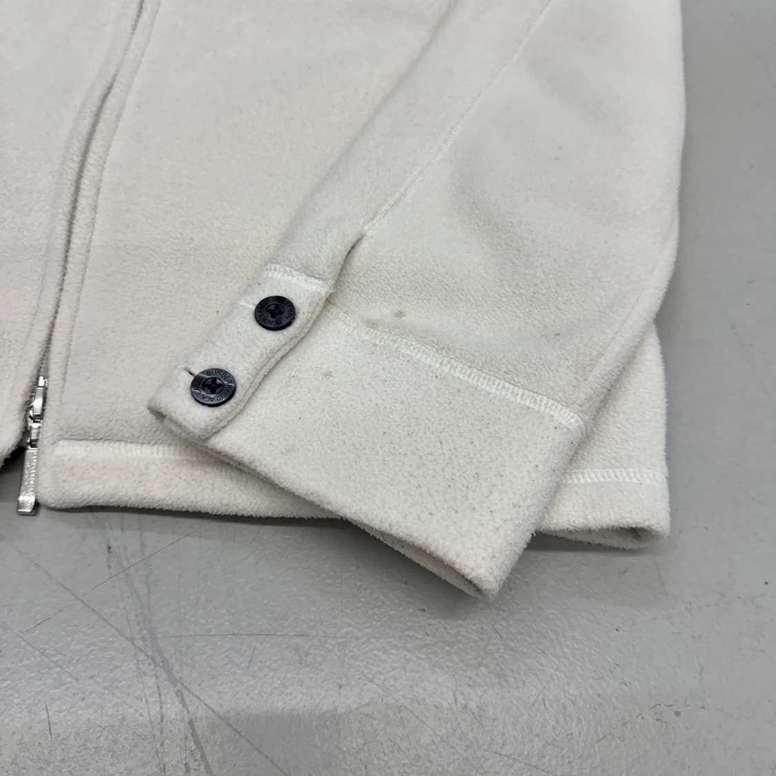 버버리 제팬 블랙라벨 투웨이 플리스 자켓 화이트 상품이미지8