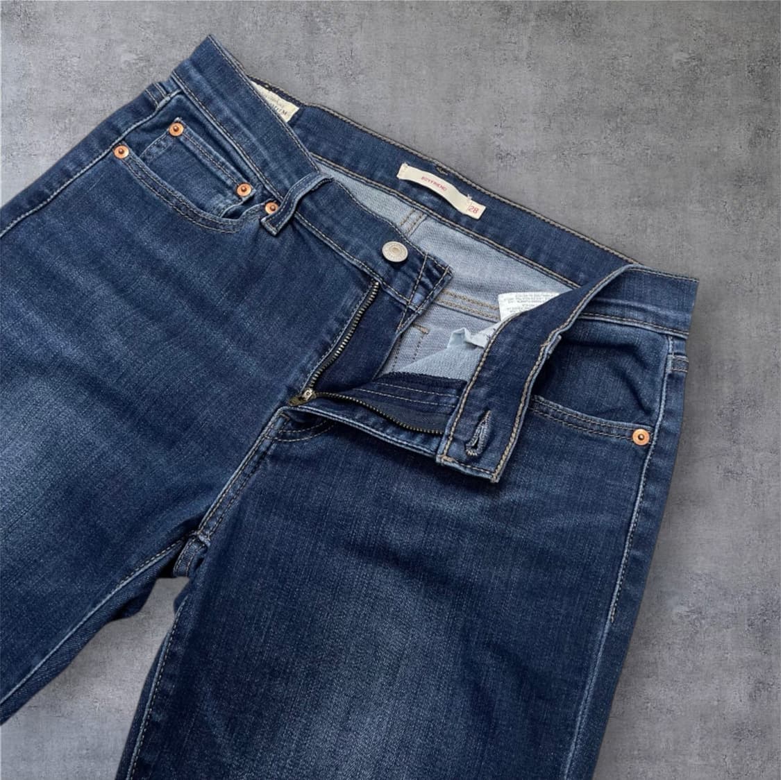 리바이스 중청 프리미엄 빅E 보이프렌드핏 데님팬츠 28 상품이미지2