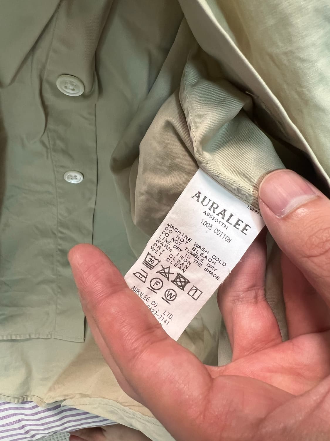 오라리 셔츠 5사이즈 상품이미지4