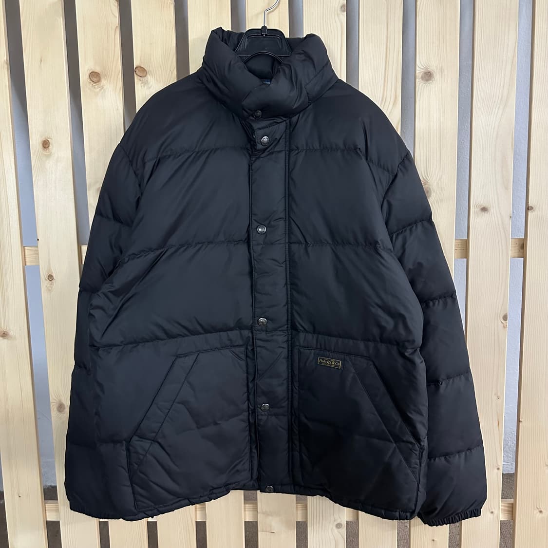 (M) 폴로 랄프로렌 블랙 덕다운 푸퍼 패딩 상품이미지1