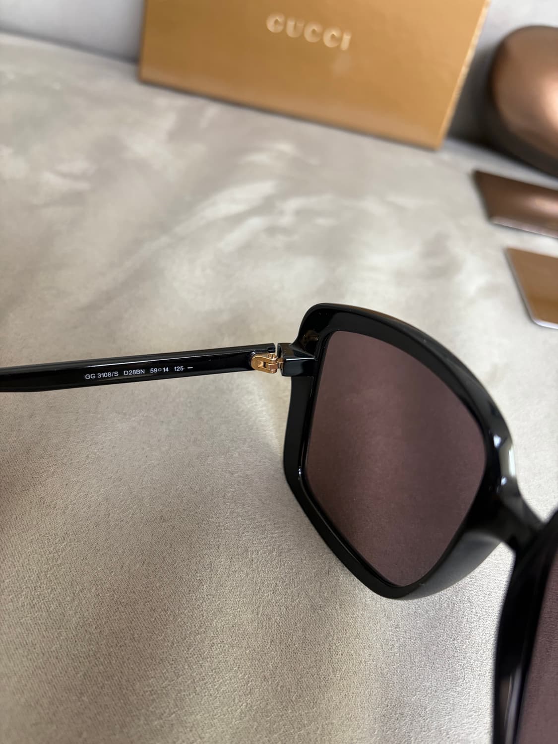 정품) 구찌 선글라스 GG3108/S 블랙 상품이미지7