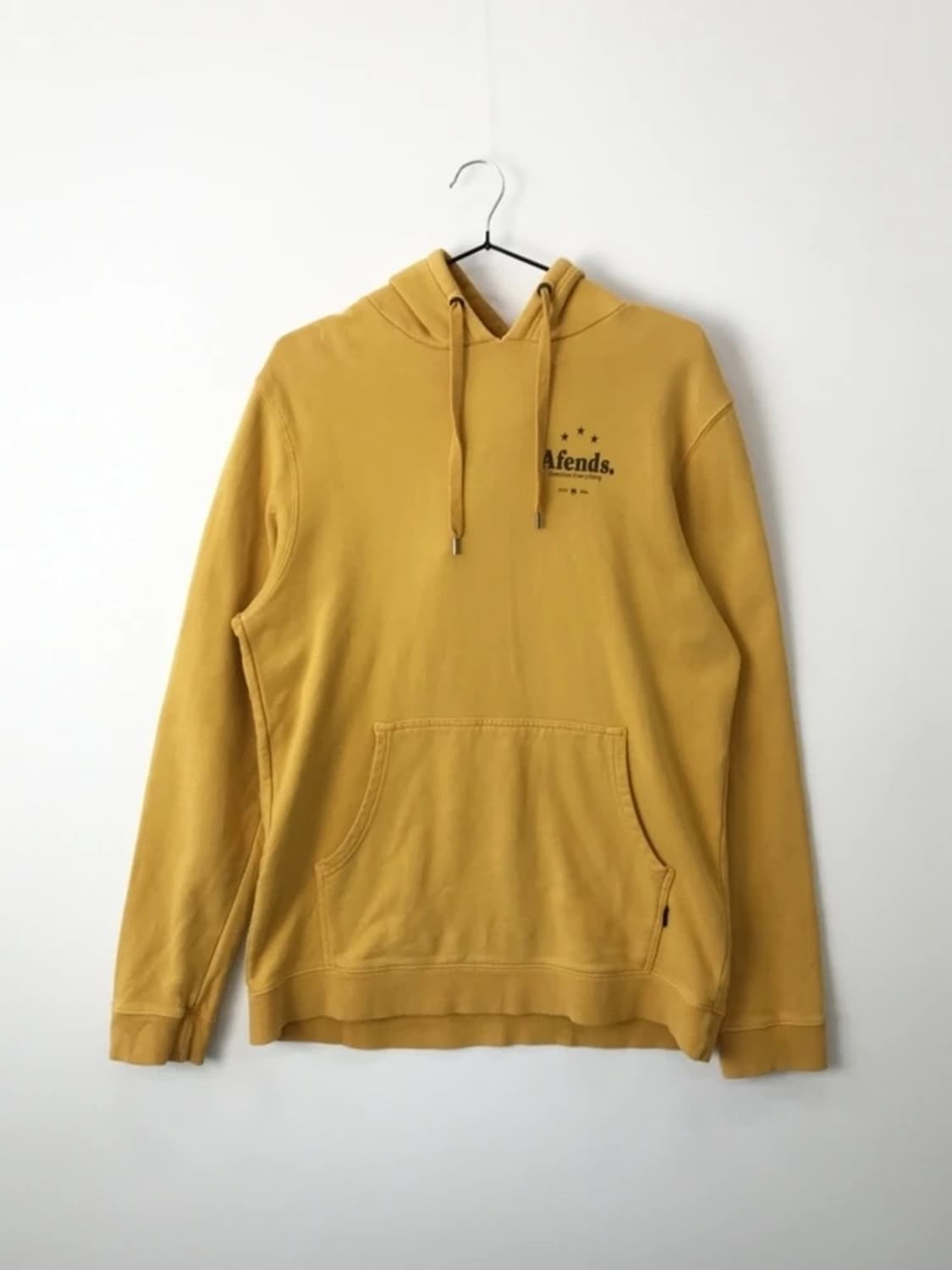 Afends Question Logo Mustard Hoodie 상품이미지3