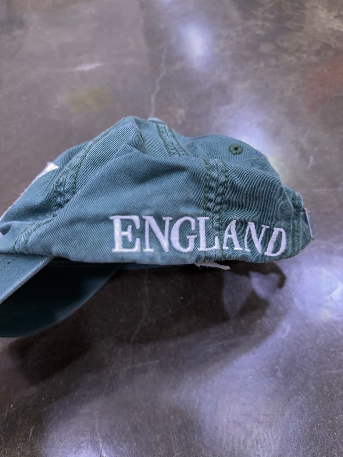 폴로 랄프로렌 잉글랜드 국기 자수 빈티지 볼캡 그린 상품이미지4