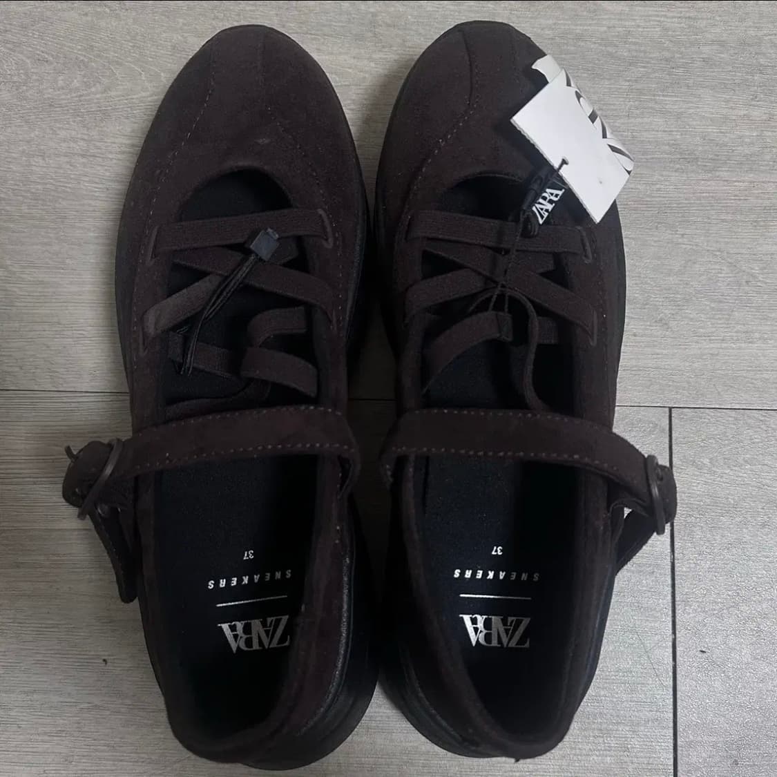 [새상품] 자라 메리제인 브라운 37 (240) 상품이미지2