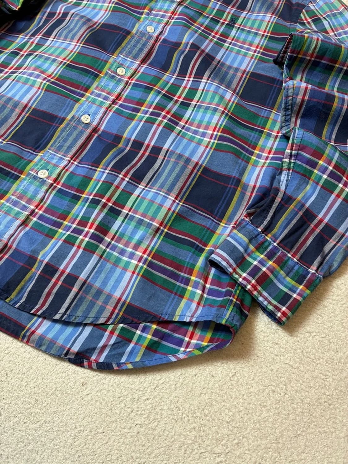 폴로 랄프로렌 내츄럴 스트레치 체크 셔츠 PN7936 상품이미지4