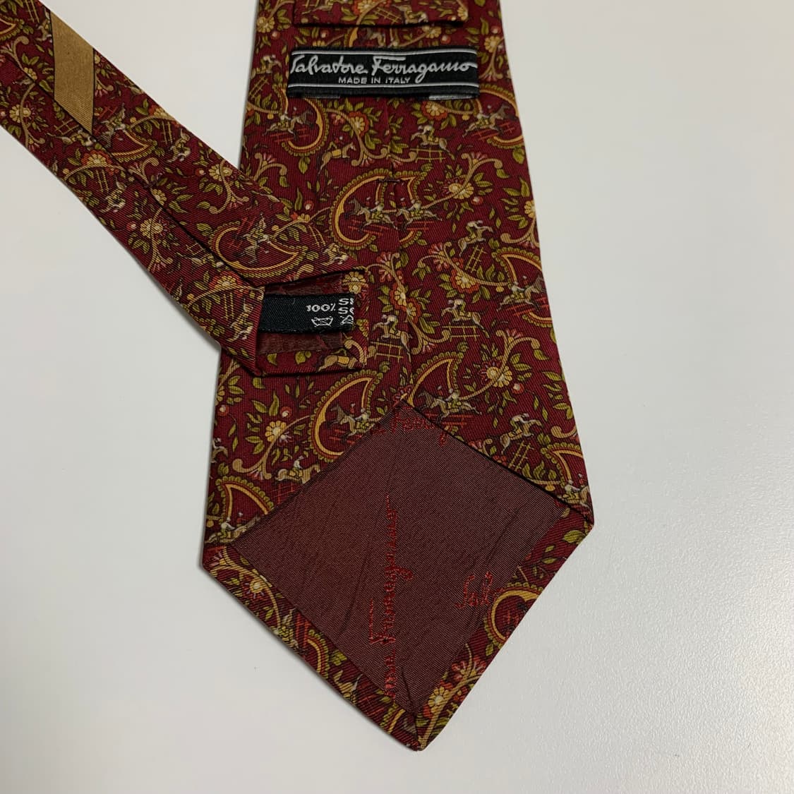 살바토레 페레가모(Ferragamo) 명품넥타이 최상급 A+등급 상품이미지6