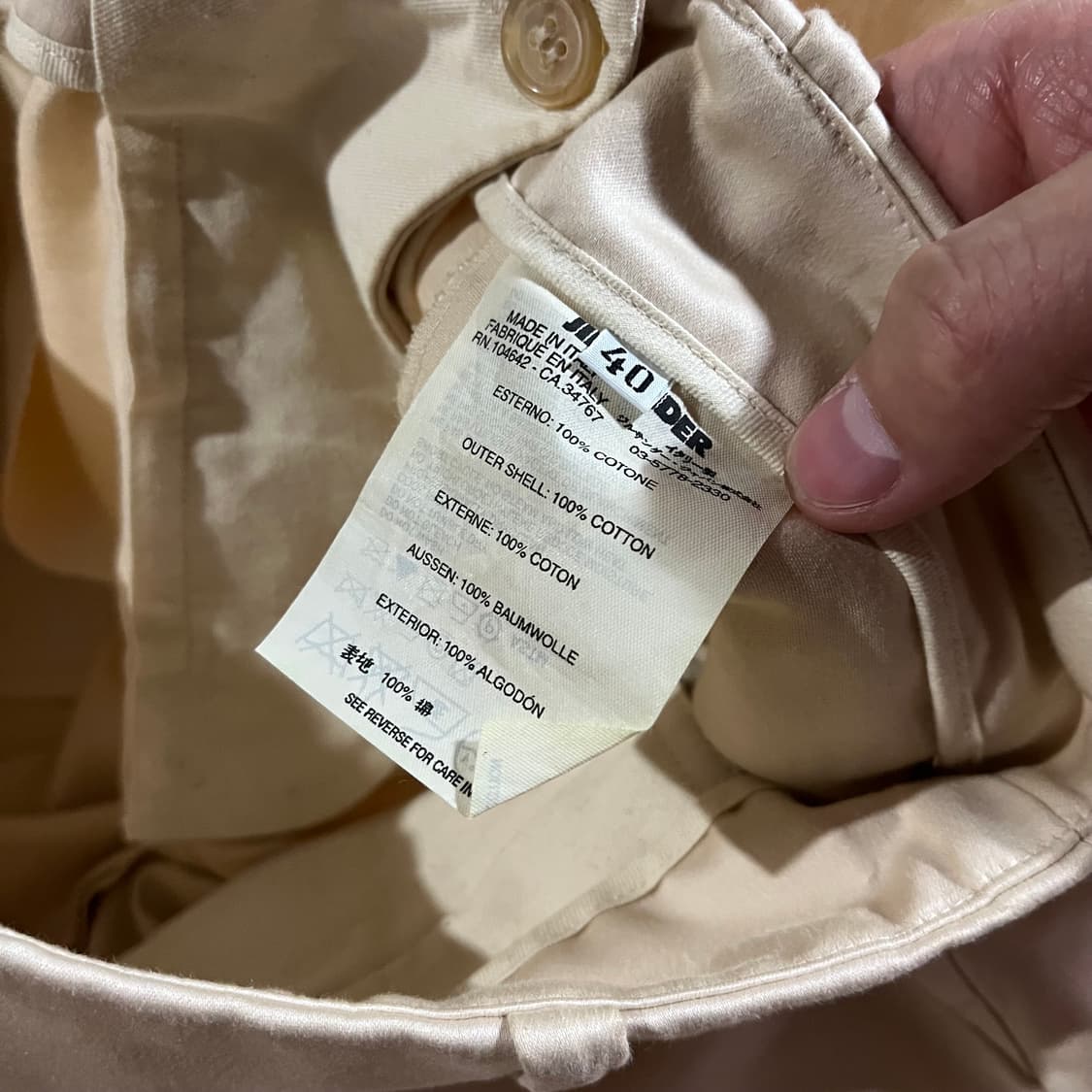 [29-30] 질샌더 세미부츠컷 팬츠 상품이미지7