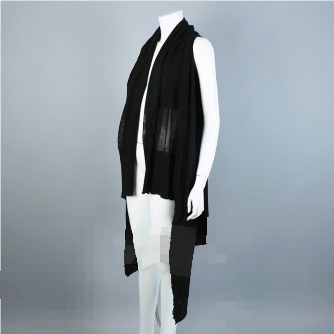 Rick owens 릭오웬스 언발 니트 베스트 상품이미지2