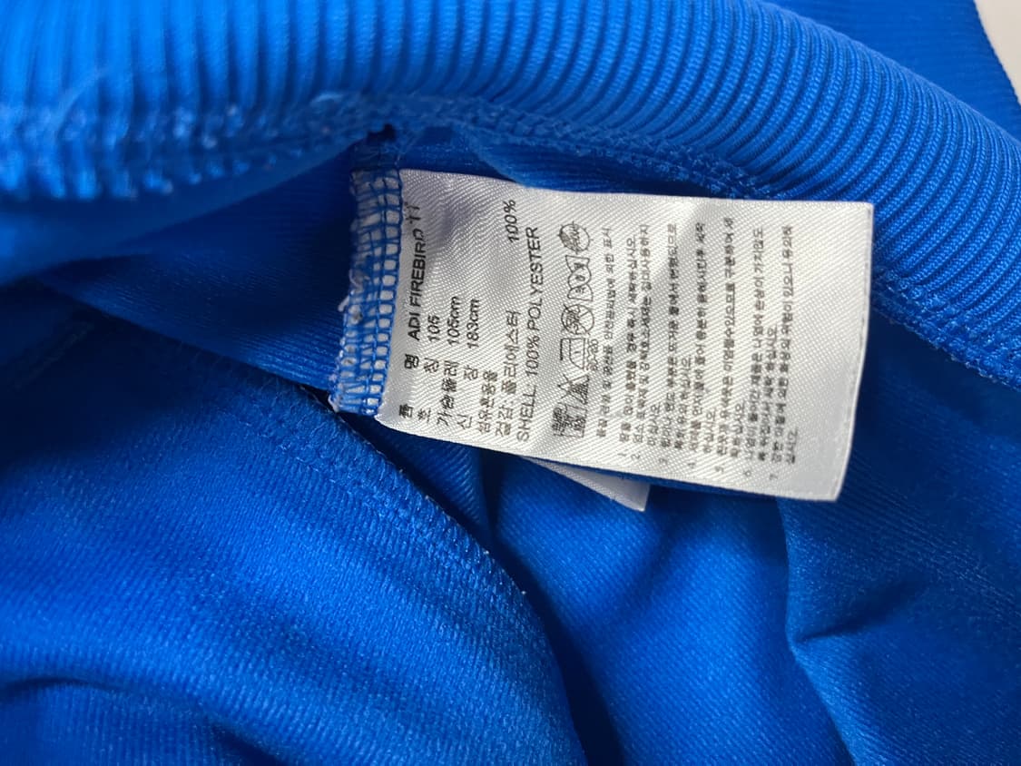 아디다스 파이어버드 빅로고 블루 져지 상품이미지6