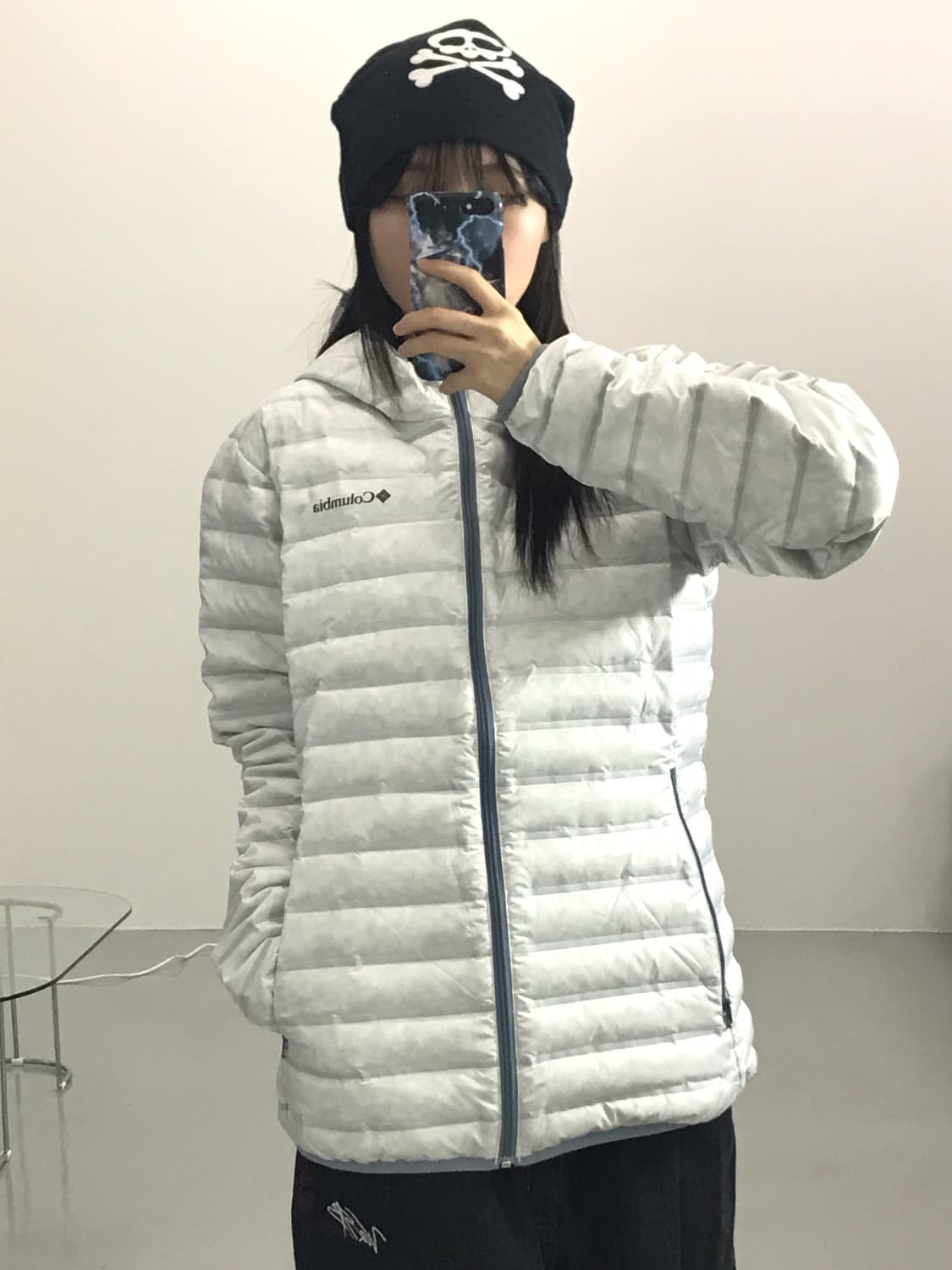 Columbia White Poly Puffer Jackets 상품이미지1