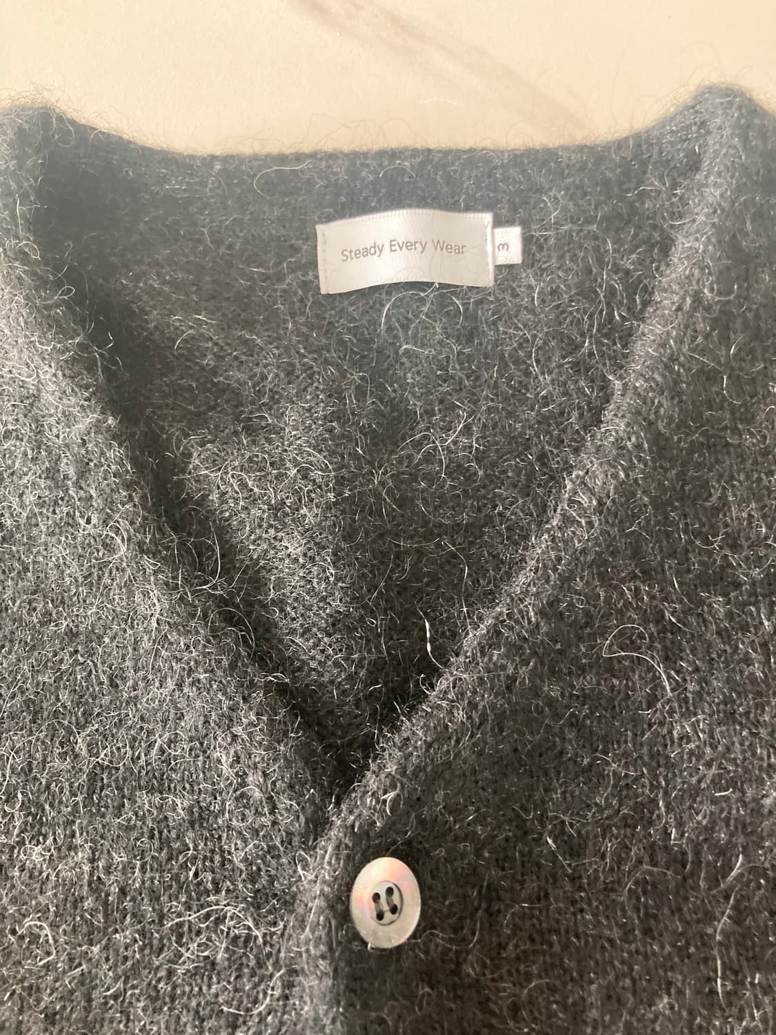 스테디에브리웨어 키드 모헤어 가디건 블랙 3 상품이미지3