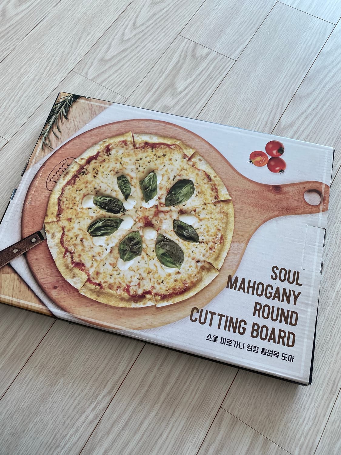 소울 마호가니 원형 도마 상품이미지1