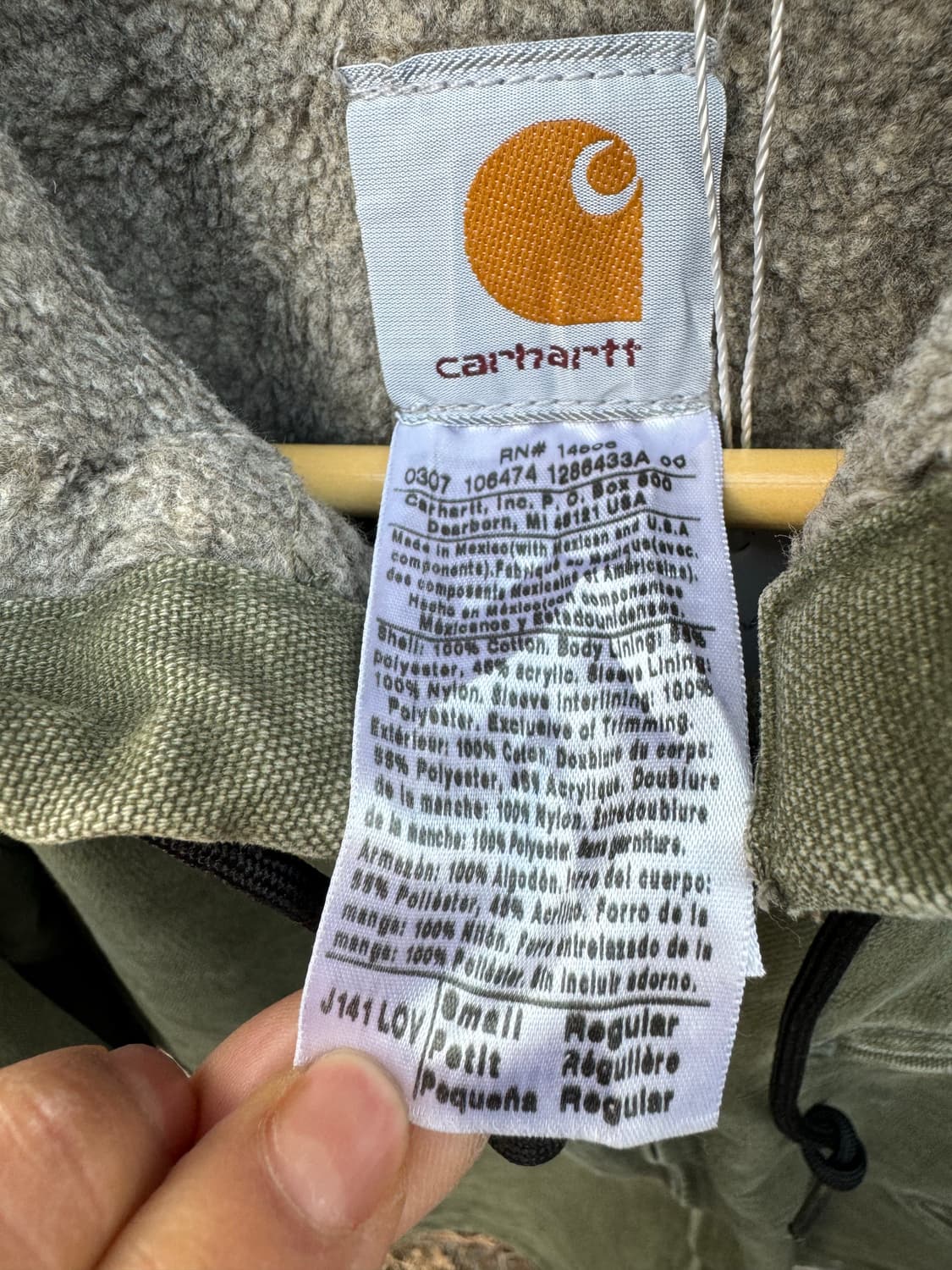 00s 칼하트 빈티지 j141 LOV 덕캔버스 디트로이트 액티브 자켓 상품이미지7