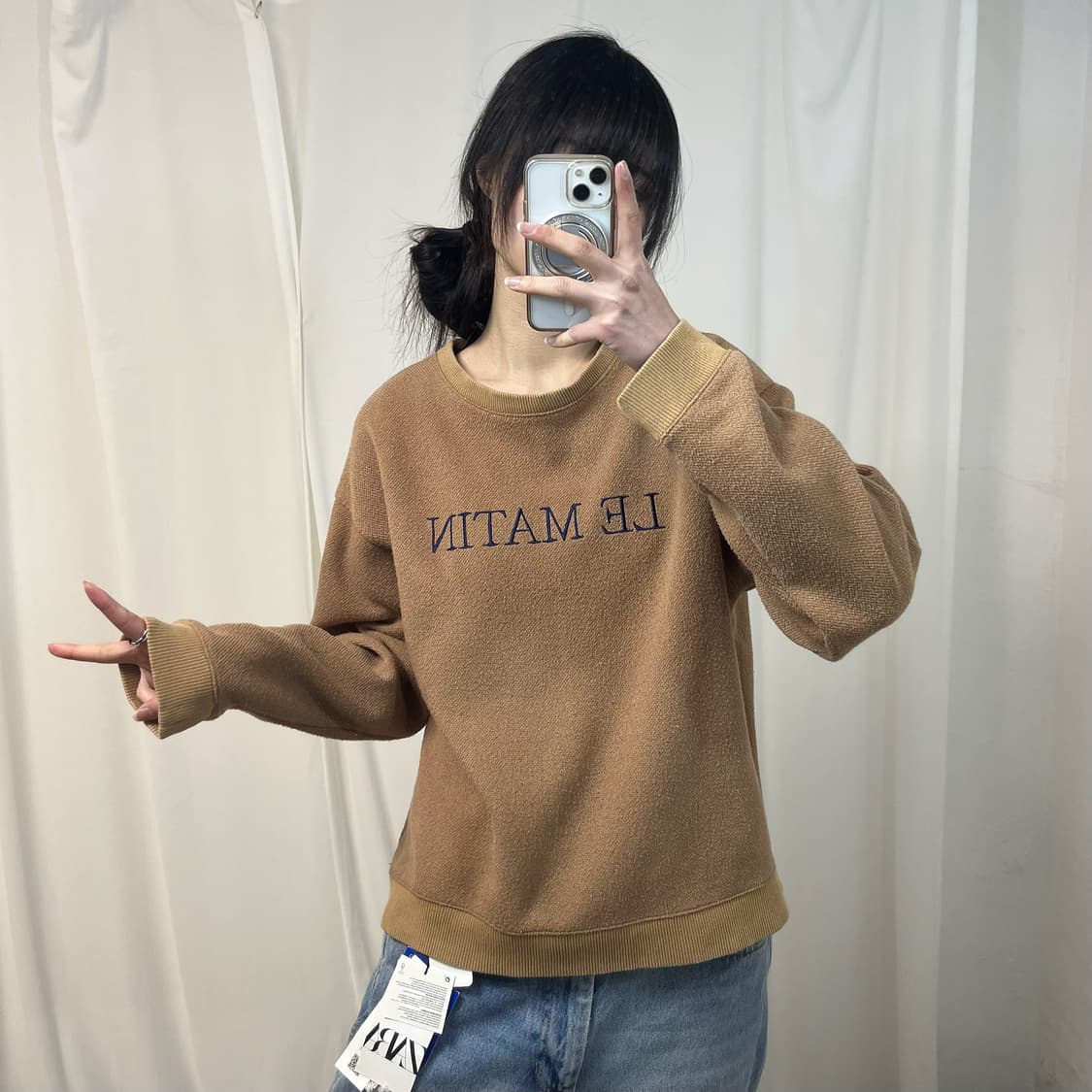 Matin Kim beige knit  상품이미지2