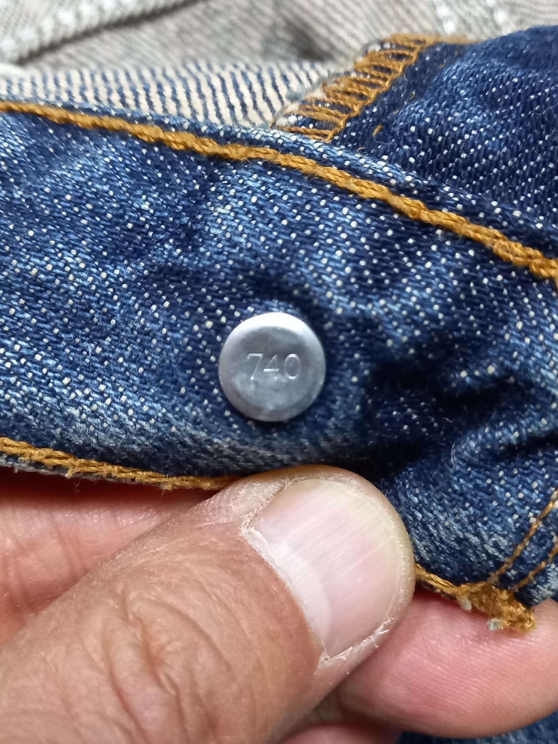 28 리바이스569 Colombia 워싱 와이드진 진청 28-932 상품이미지8