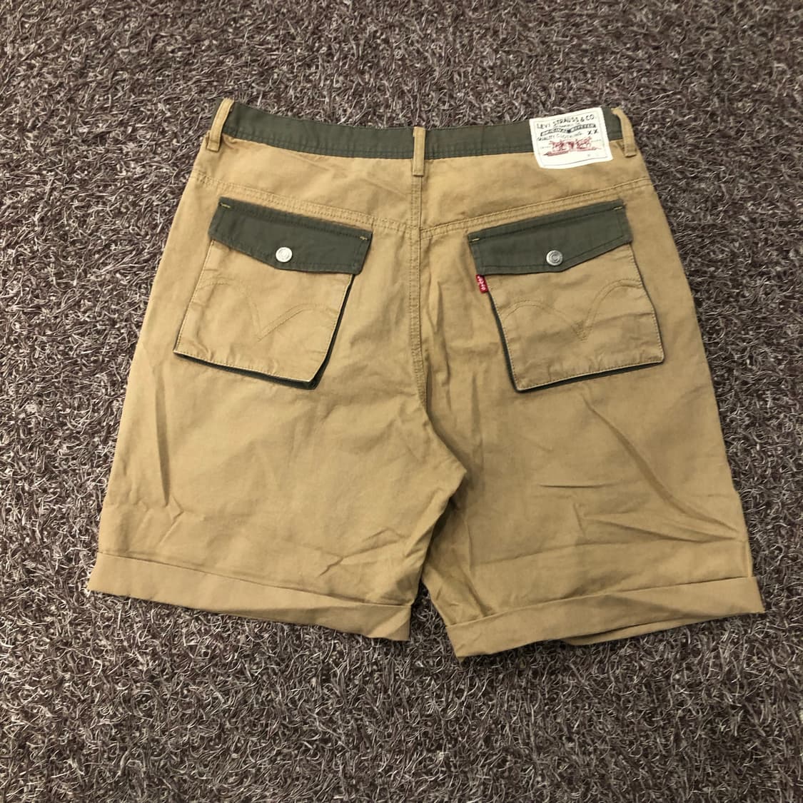 34 리바이스 롤업 포켓 코튼 반바지 상품이미지3