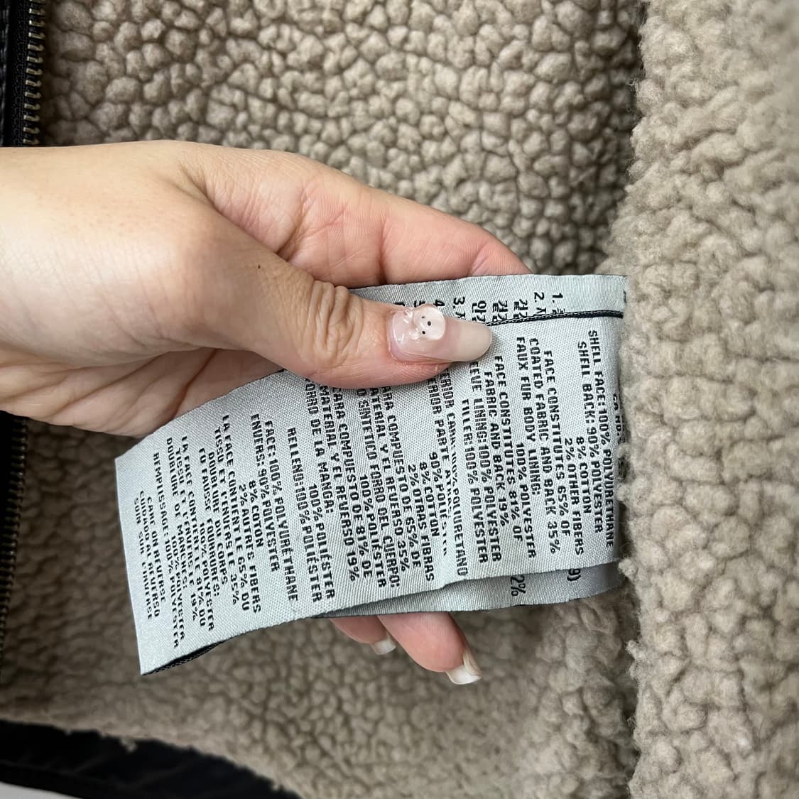 리바이스 가죽 셰르파 레더 양털 트러커 자켓 상품이미지7