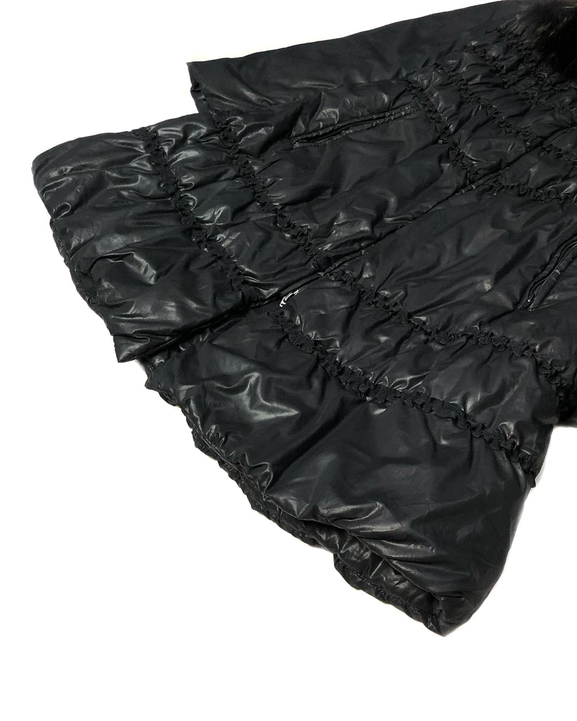 Roberto Cavalli 밍크 퍼 셔링 롱 패딩자켓 상품이미지5