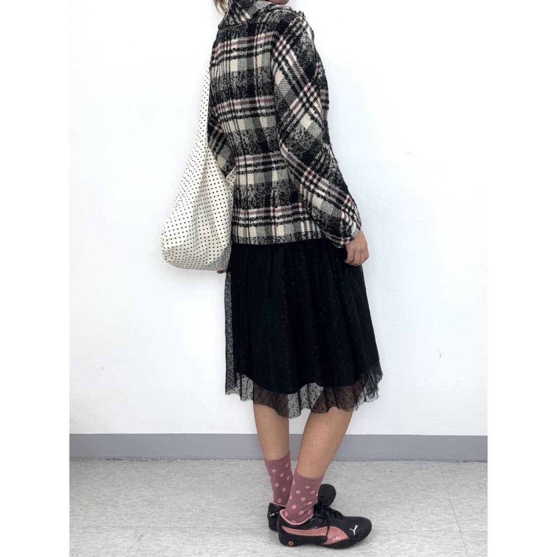 빈티지 하프 코트 자켓 상품이미지3