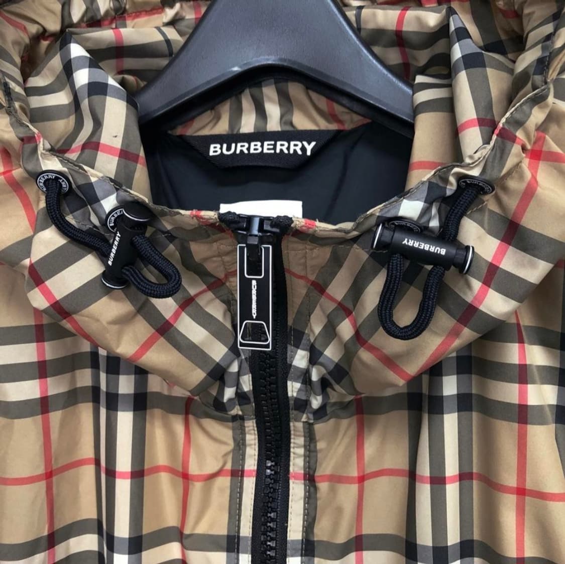 버버리 로고 테이프 후드자켓/UK4 상품이미지4