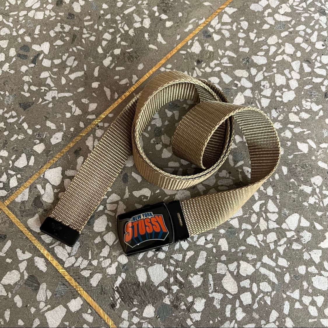 90s 스투시 뉴욕 닉스 패러디 벨트 상품이미지2