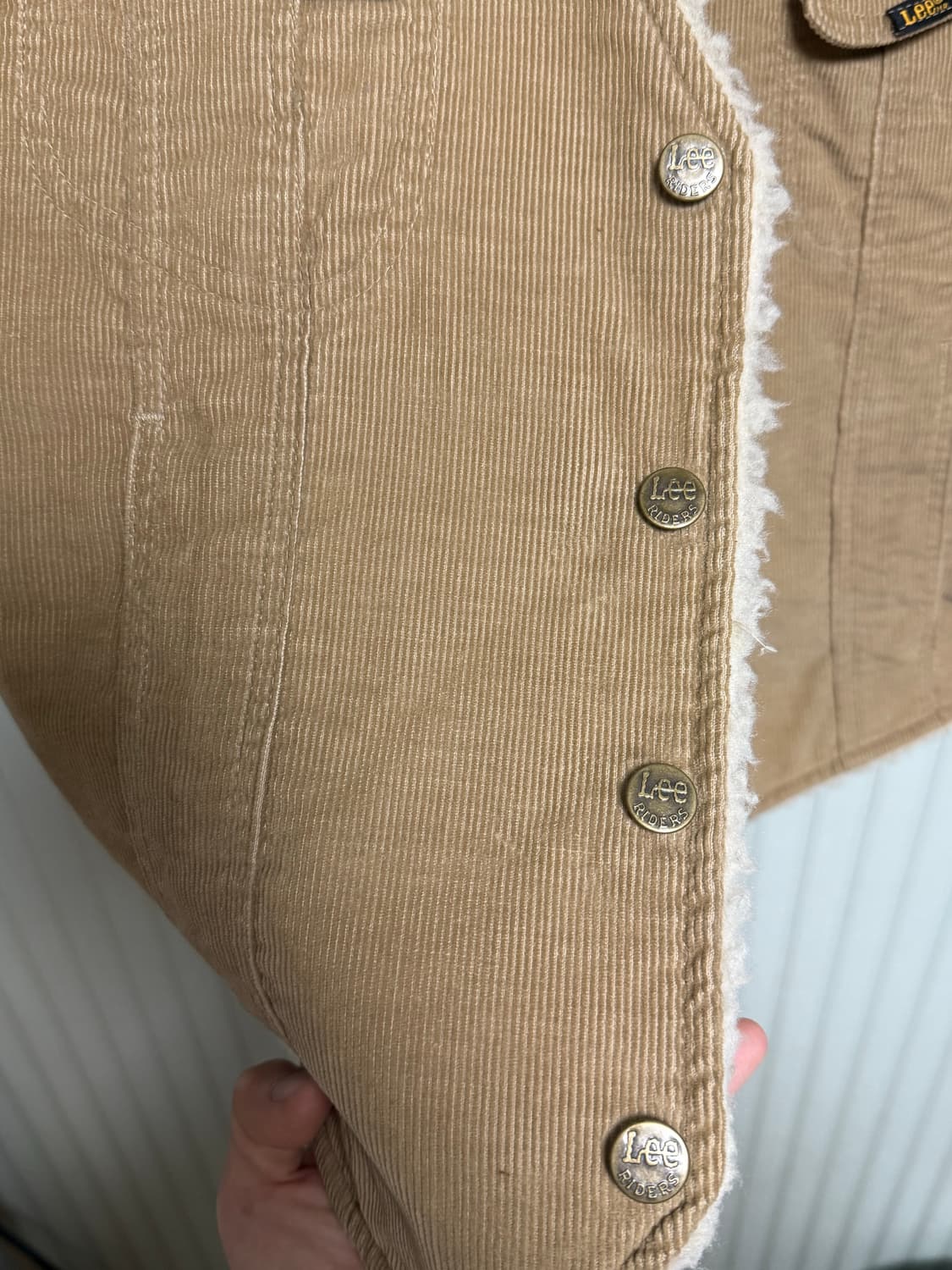 VTG Lee 스톰라이더 코듀로이 베스트 조끼자켓 상품이미지2