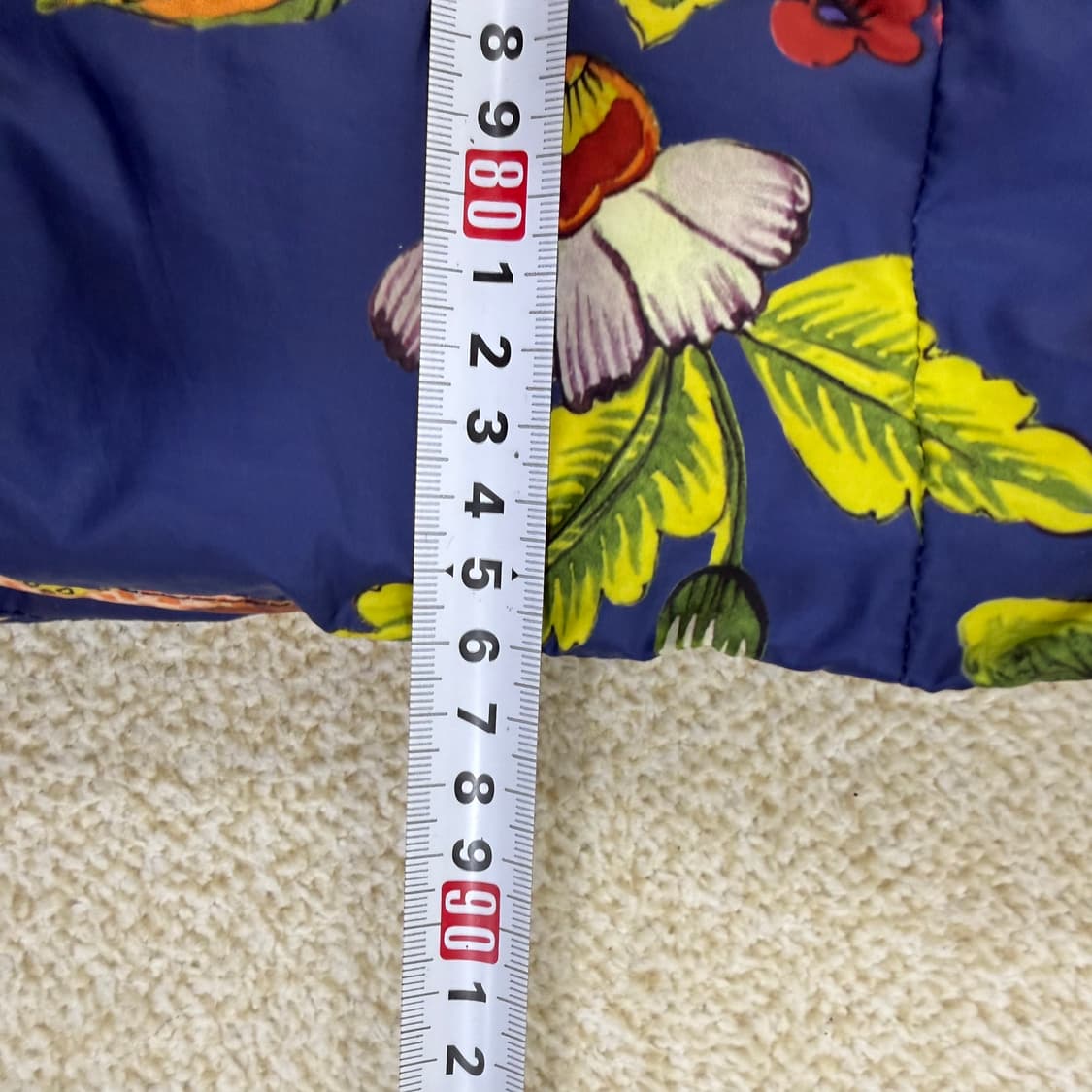 M 오일릴리 플라워 패턴 덕다운 패딩 0209T 상품이미지6