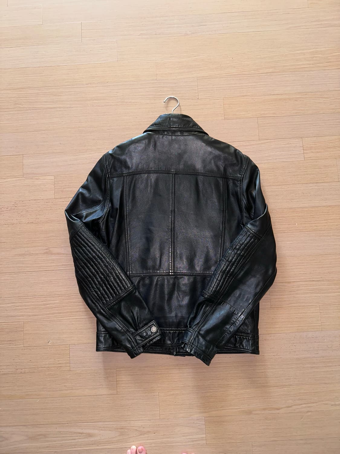 켈빈클라인 진 겉감 100% 양가죽 자켓 상품이미지2