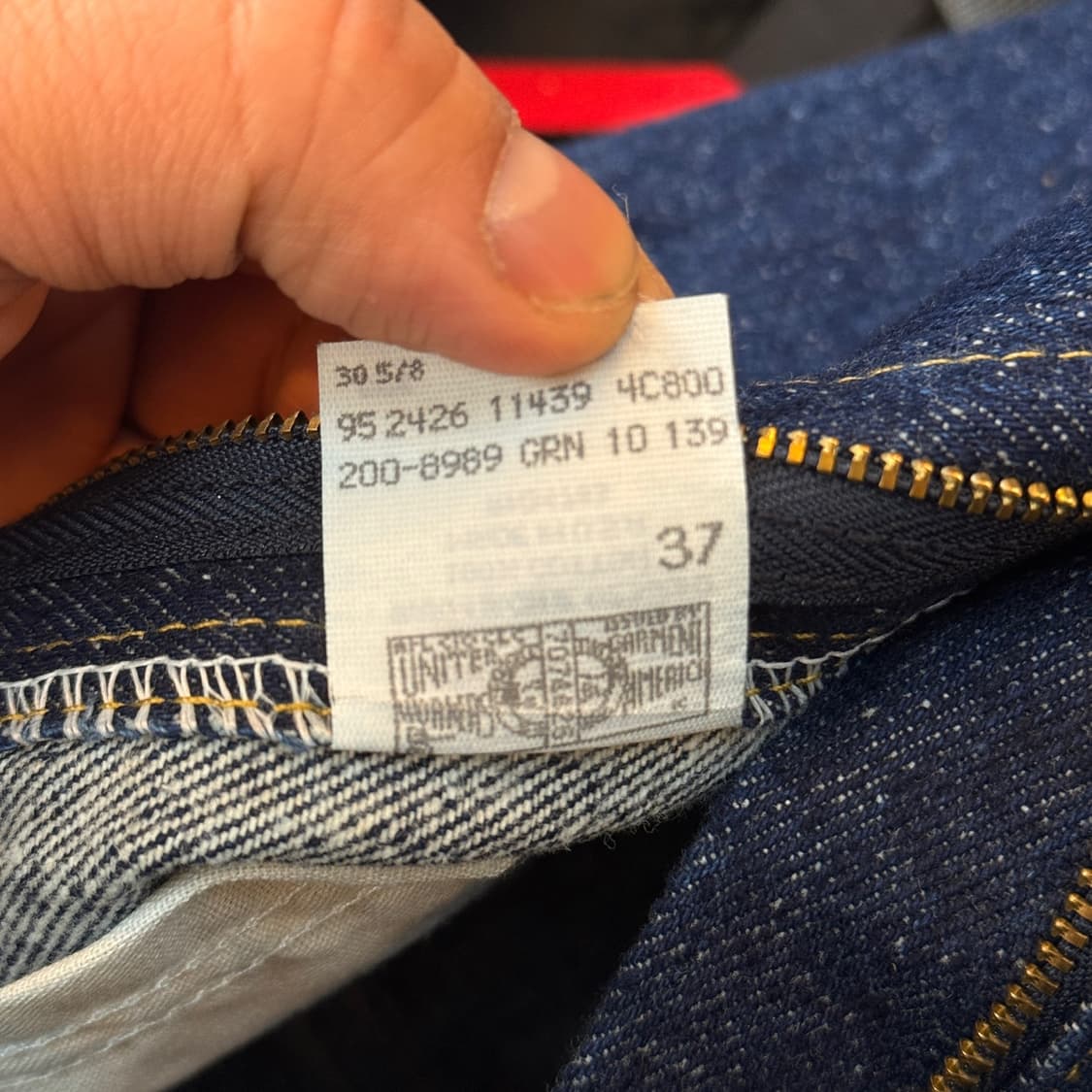 90's LEE 데드스탁 USA 레귤러핏 30X34 상품이미지7