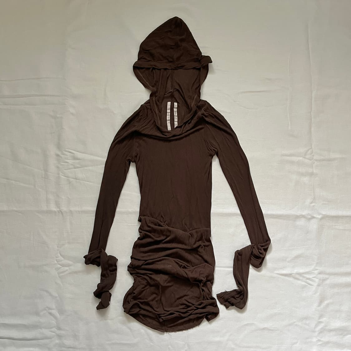 luxor hooded ribbed long t-shirt 상품이미지1