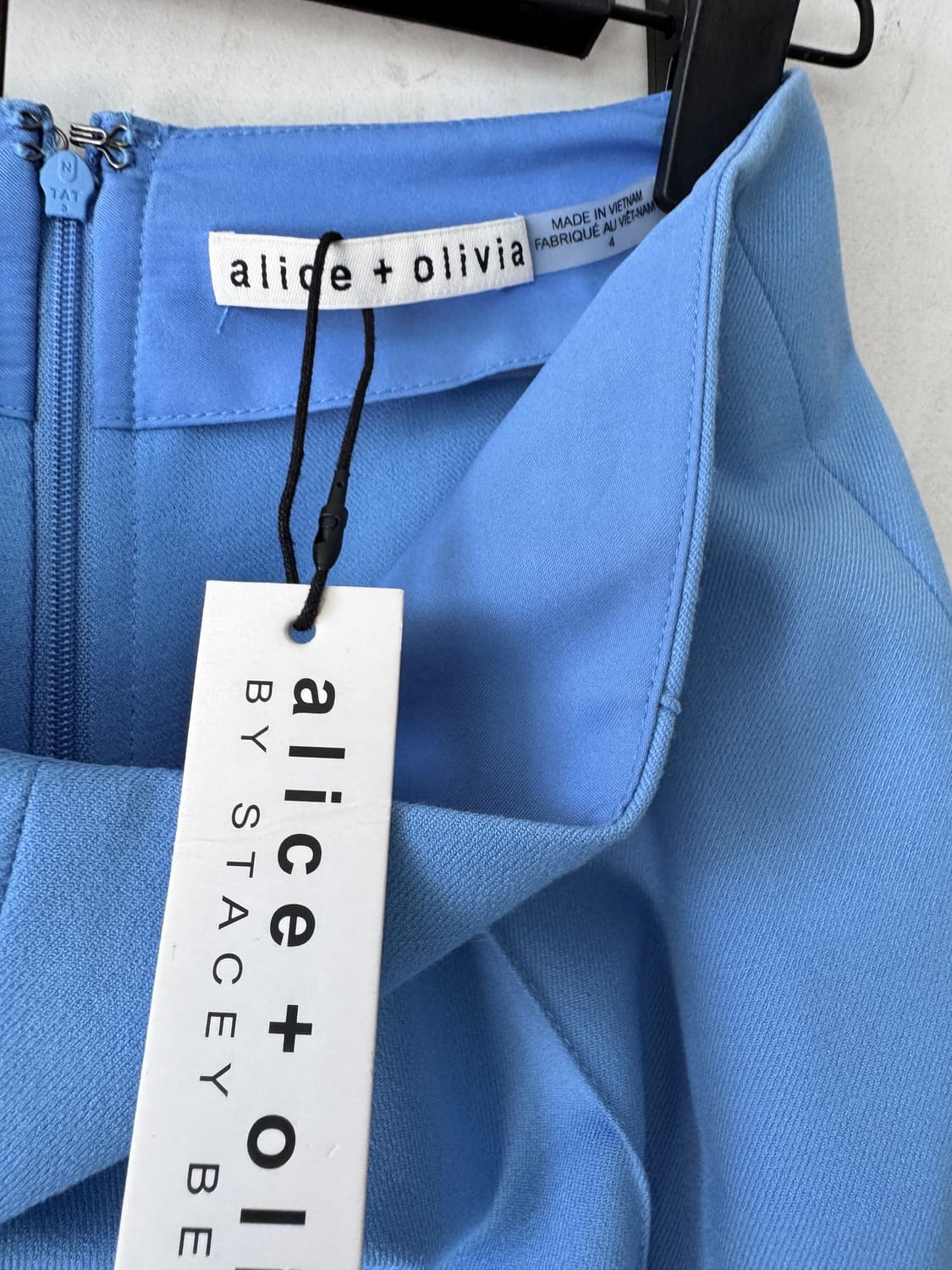 텍있는 새상품 Alice + Olivia 스카이블루 와이드 슬랙스 팬츠  상품이미지8