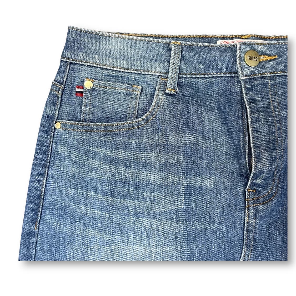 (28) 게스 중청 워싱 미니스커트 상품이미지3