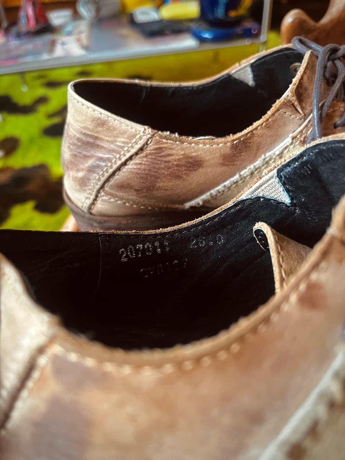 Whoop de doo Upturned-Toe Leather Shoes 상품이미지8
