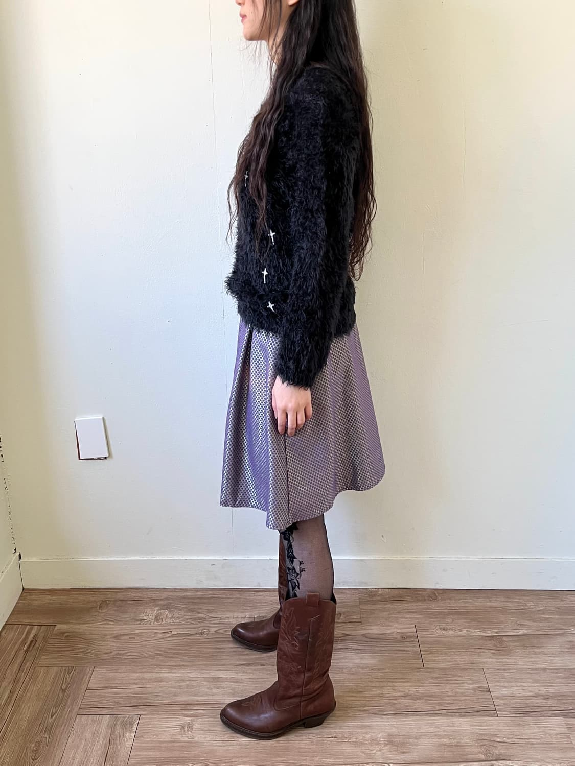 CoCo JANE 퍼플 도트 스커트 상품이미지9