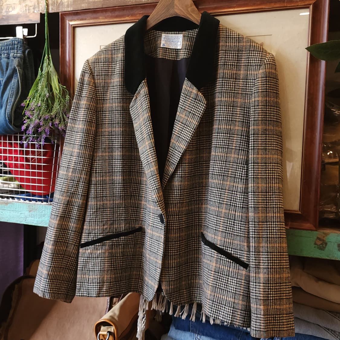 90s 펜들턴 블레이져 자켓 벨벳카라 스포츠 자켓 버진울 자켓 18 상품이미지2