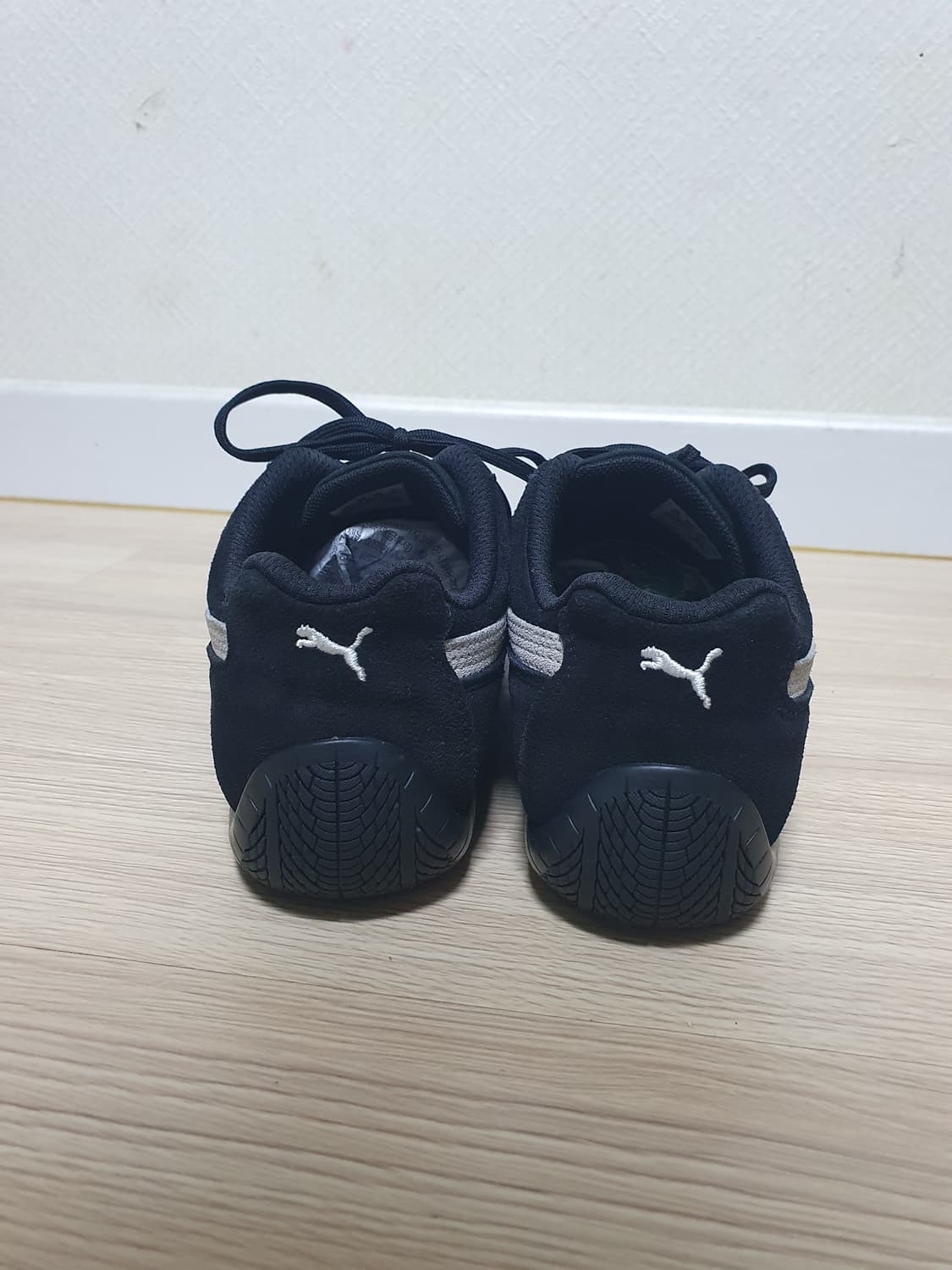 푸마 스피드캣 블랙 스웨이드 스니커즈 255 상품이미지5