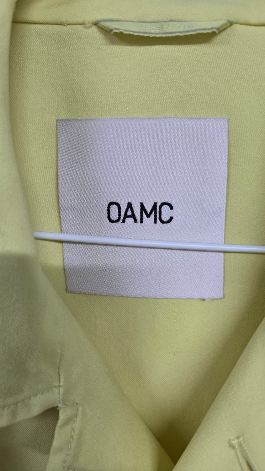 OAMC 옐로우 싱글코트 상품이미지4