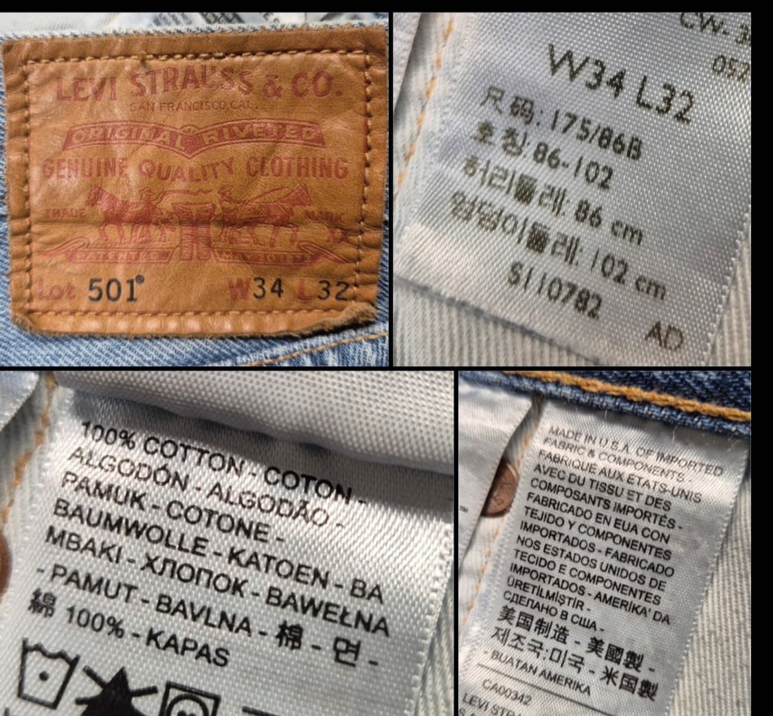 리바이스 미제 501 (p64) 상품이미지7