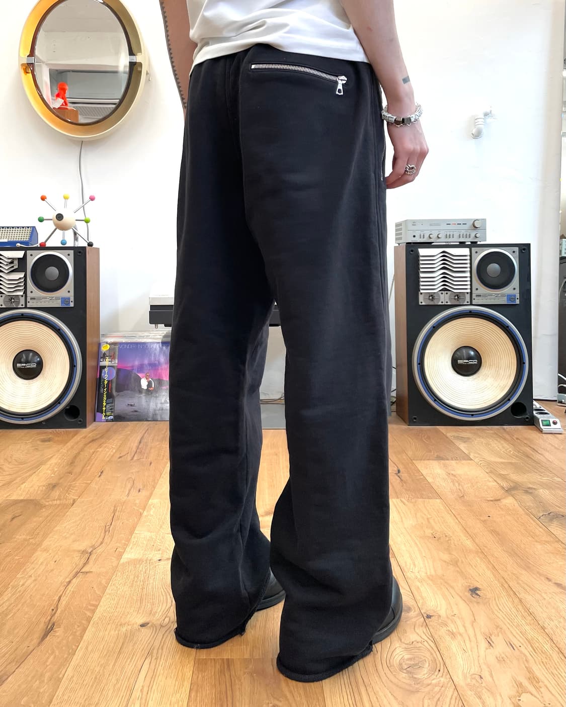 [S] 드리스반노튼 워시드 코튼 스웻팬츠 상품이미지2