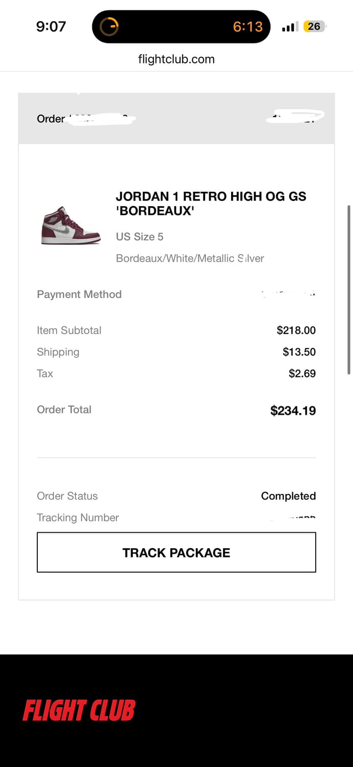 Jordan 1 Retro High OG GS ‘Bordeaux’ 상품이미지5