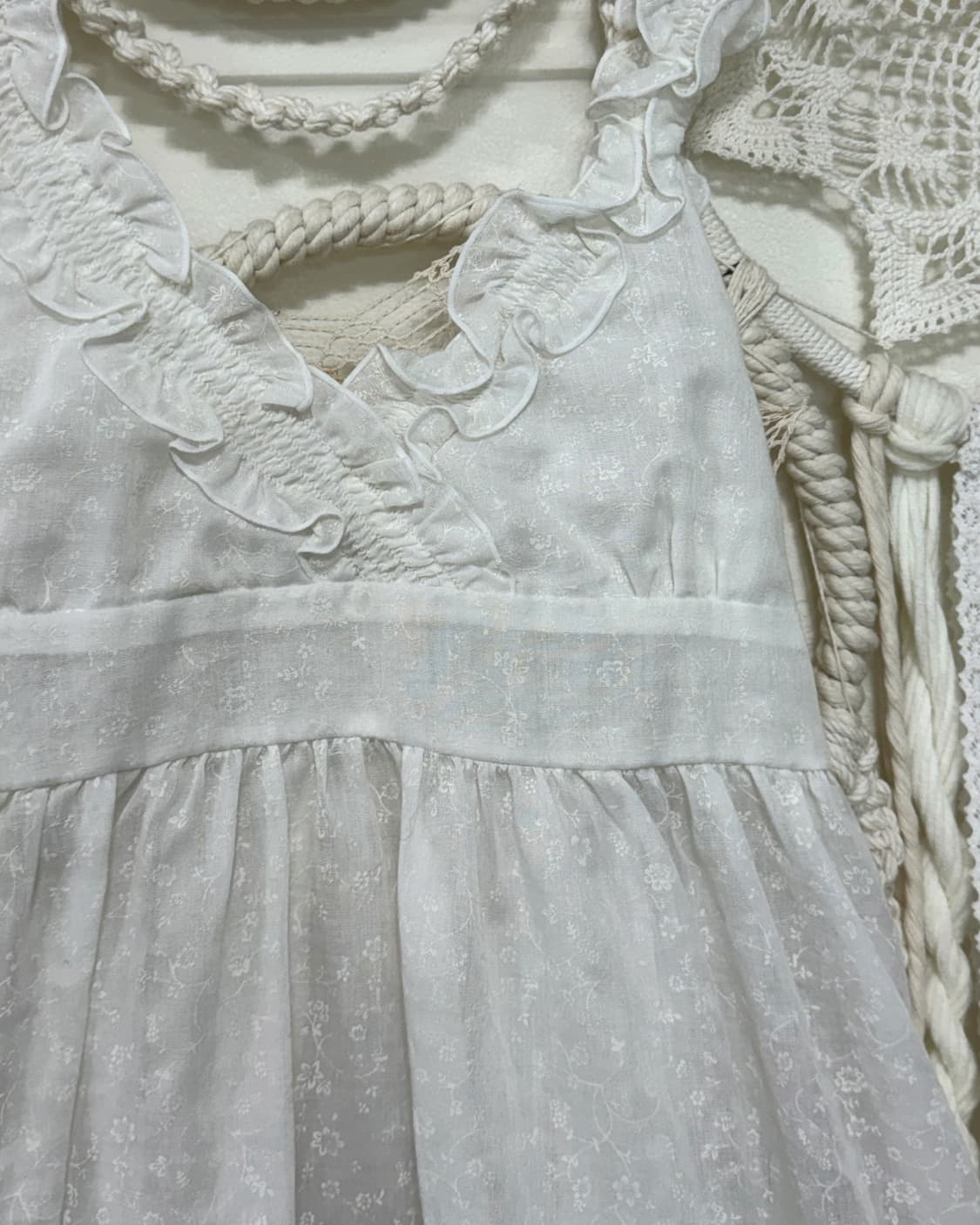 Liz Lisa Pure White Cotton Sleeveless 상품이미지4