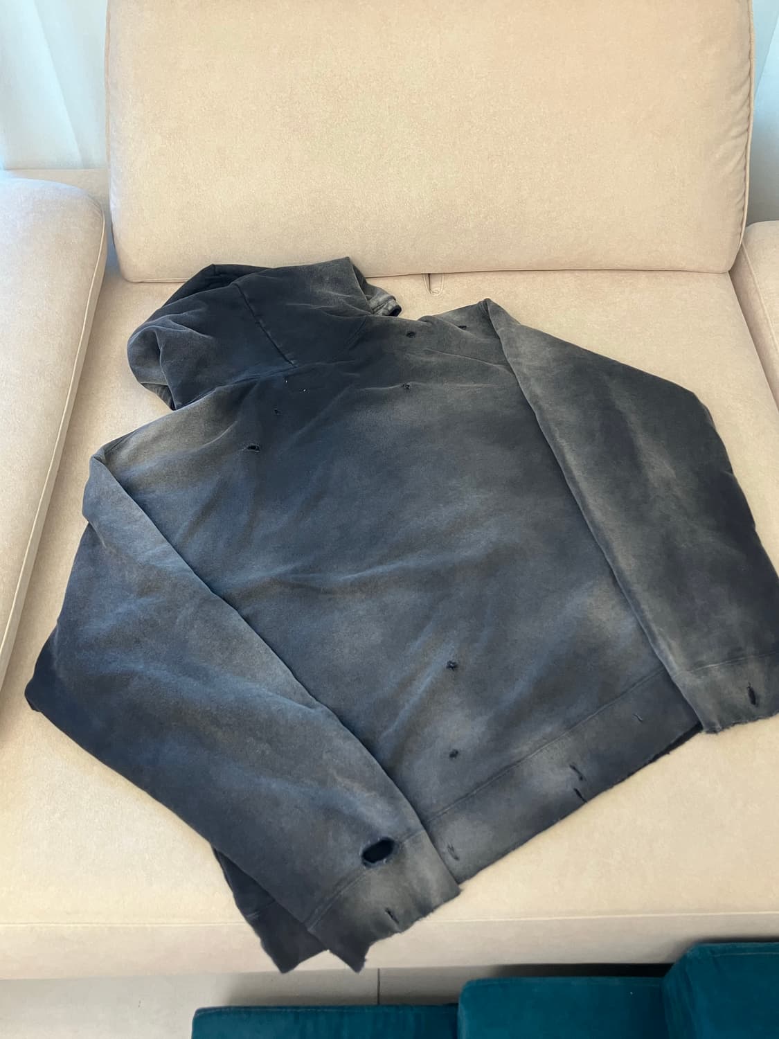 Kamiya distressed faded hoodie 상품이미지2