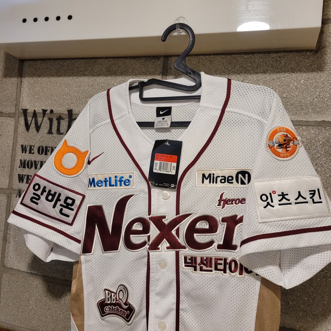나이키 넥센히어로즈 노마킹 유니폼 L 상품이미지3