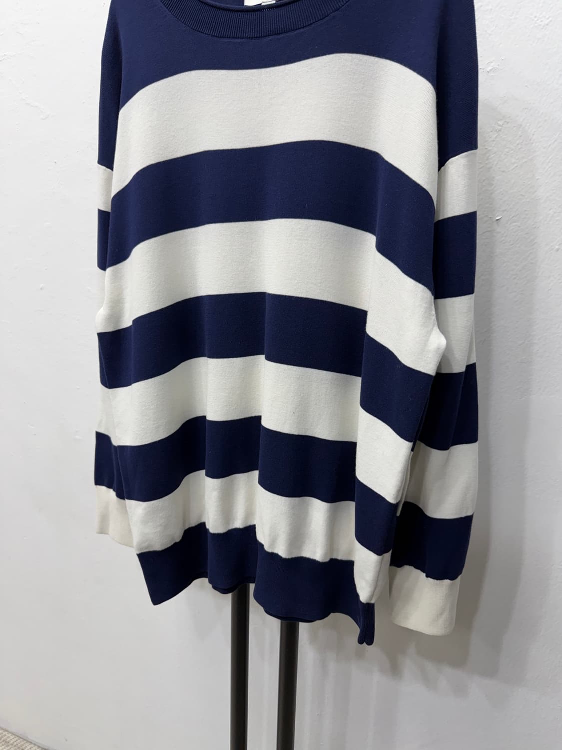 정품) COS 코스 여성 오버사이즈 스트라이프 니트 XS 상품이미지3