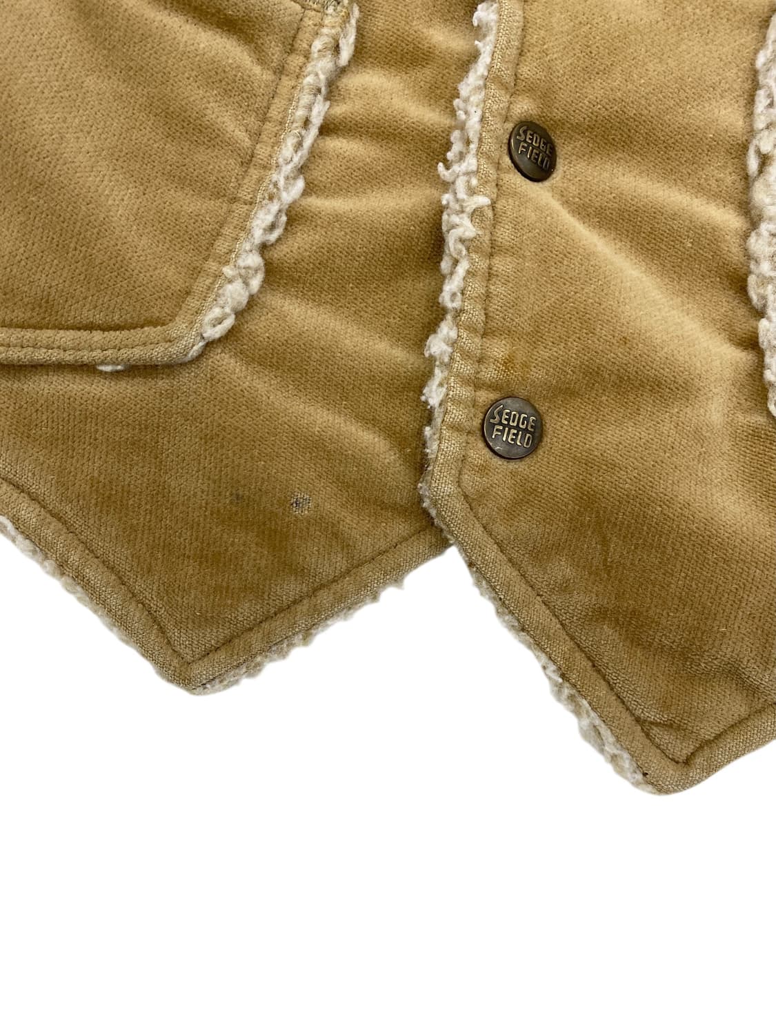 8-90's Sedgefield 코튼 쉐르파 베스트  상품이미지6